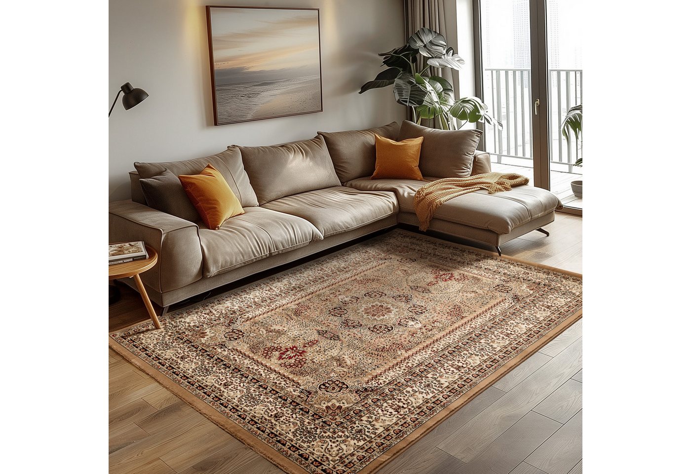 Carpettex Orientteppich Orientalisch Design, Läufer, Höhe: 12 mm, Orinet Teppich Webteppich orientalischen Mustern Teppich Wohnzimmer – Bild 2 von 5