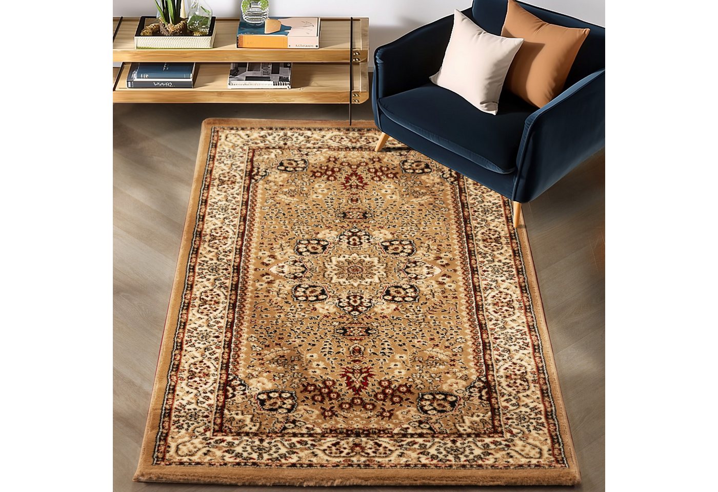 Carpettex Orientteppich Orientalisch Design, Läufer, Höhe: 12 mm, Orinet Teppich Webteppich orientalischen Mustern Teppich Wohnzimmer – Bild 3 von 5