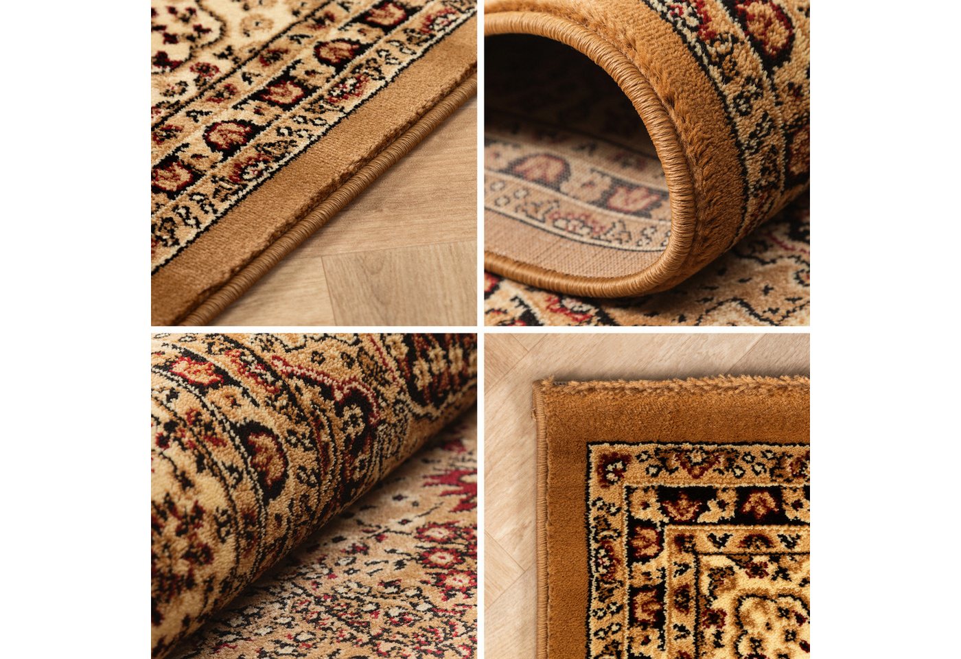 Carpettex Orientteppich Orientalisch Design, Läufer, Höhe: 12 mm, Orinet Teppich Webteppich orientalischen Mustern Teppich Wohnzimmer – Bild 4 von 5