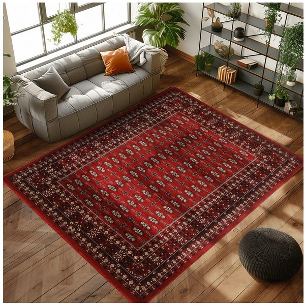 Carpettex Orientteppich Orientalisch Design, Läufer, Höhe: 12 mm, Orinet Teppich Webteppich orientalischen Mustern Teppich Wohnzimmer
