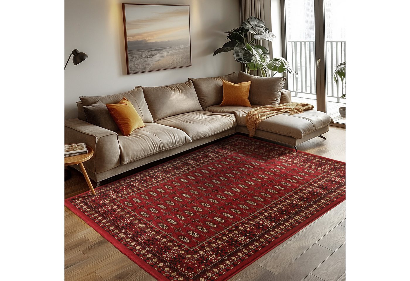 Carpettex Orientteppich Orientalisch Design, Läufer, Höhe: 12 mm, Orinet Teppich Webteppich orientalischen Mustern Teppich Wohnzimmer – Bild 2 von 5