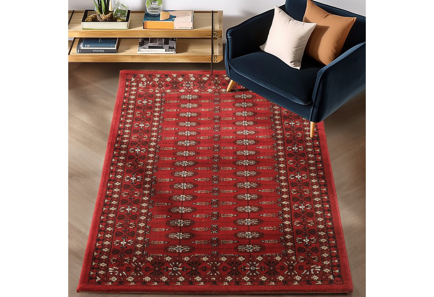 Carpettex Orientteppich Orientalisch Design, Läufer, Höhe: 12 mm, Orinet Teppich Webteppich orientalischen Mustern Teppich Wohnzimmer – Bild 3 von 5