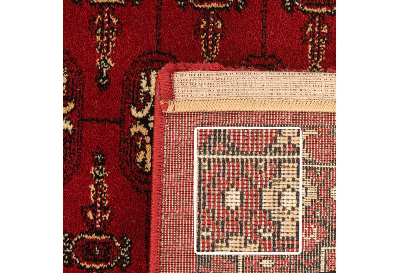Carpettex Orientteppich Orientalisch Design, Läufer, Höhe: 12 mm, Orinet Teppich Webteppich orientalischen Mustern Teppich Wohnzimmer – Bild 5 von 5