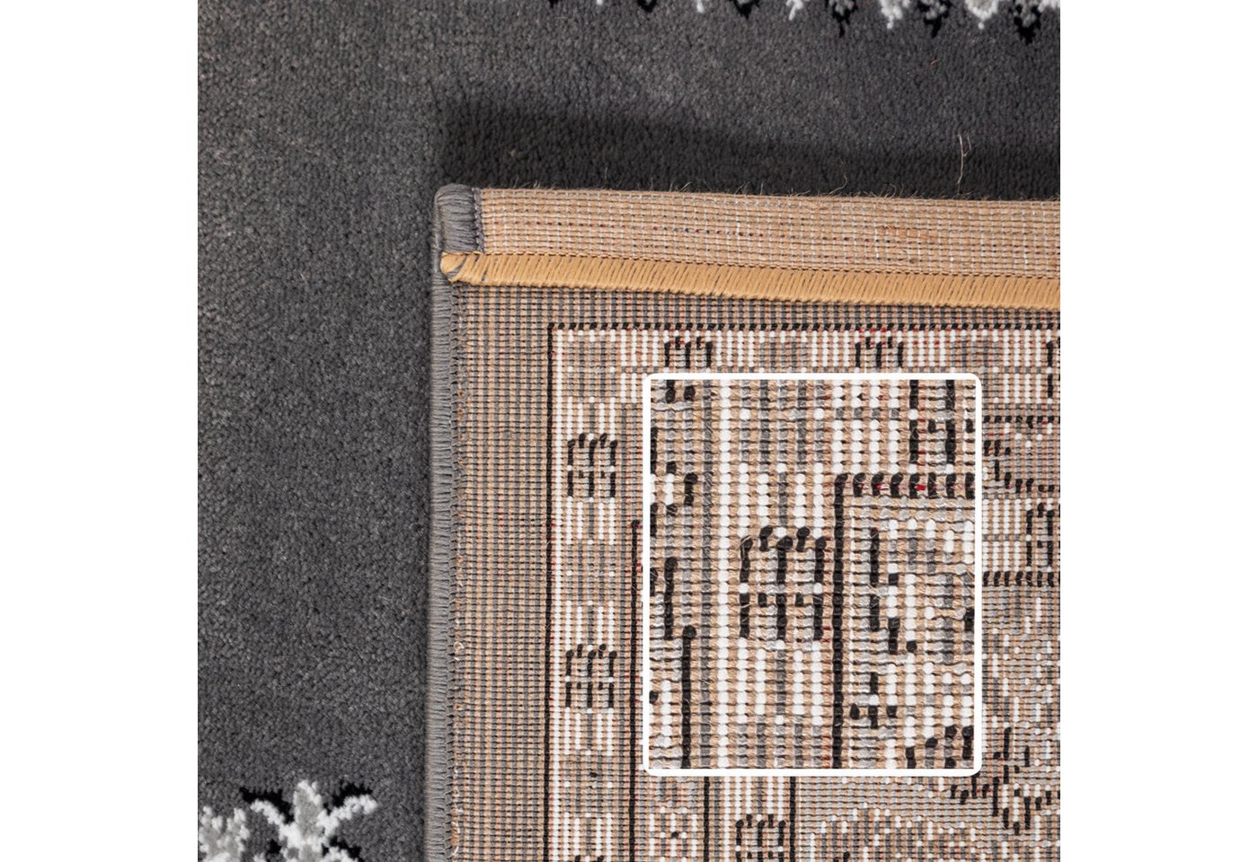 Carpettex Orientteppich Orientalisch Design, Läufer, Höhe: 12 mm, Orinet Teppich Webteppich orientalischen Mustern Teppich Wohnzimmer – Bild 5 von 5