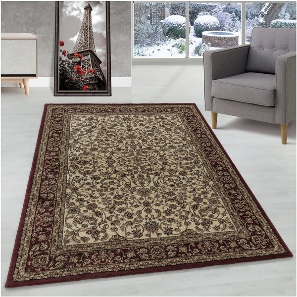 Carpettex Orientteppich Orientalisch Design, Läufer, Höhe: 9 mm, Orient Teppich Wohnzimmer Orientalisch Design Kurzflor Pflegeleicht