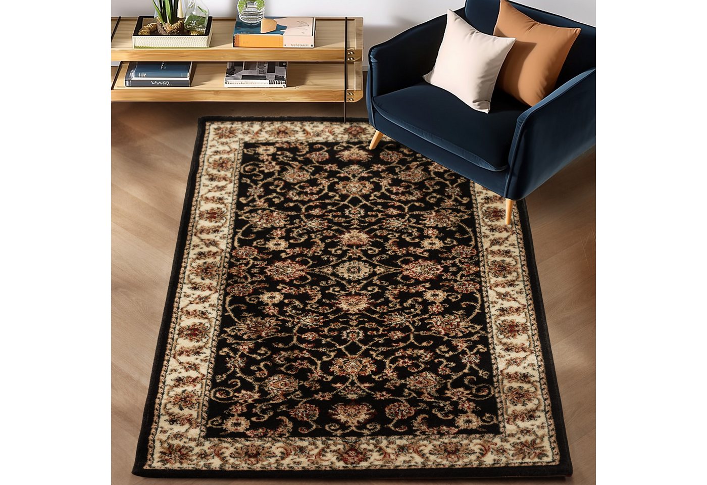 Carpettex Orientteppich Orientalisch Design, Läufer, Höhe: 12 mm, Orinet Teppich Webteppich orientalischen Mustern Teppich Wohnzimmer – Bild 3 von 5