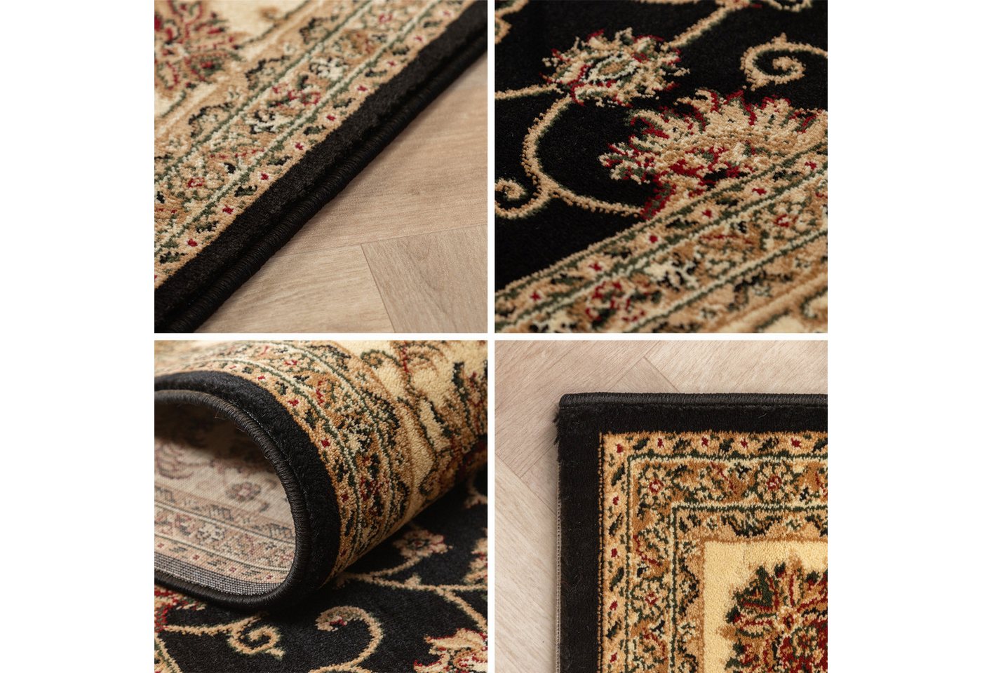 Carpettex Orientteppich Orientalisch Design, Läufer, Höhe: 12 mm, Orinet Teppich Webteppich orientalischen Mustern Teppich Wohnzimmer – Bild 4 von 5