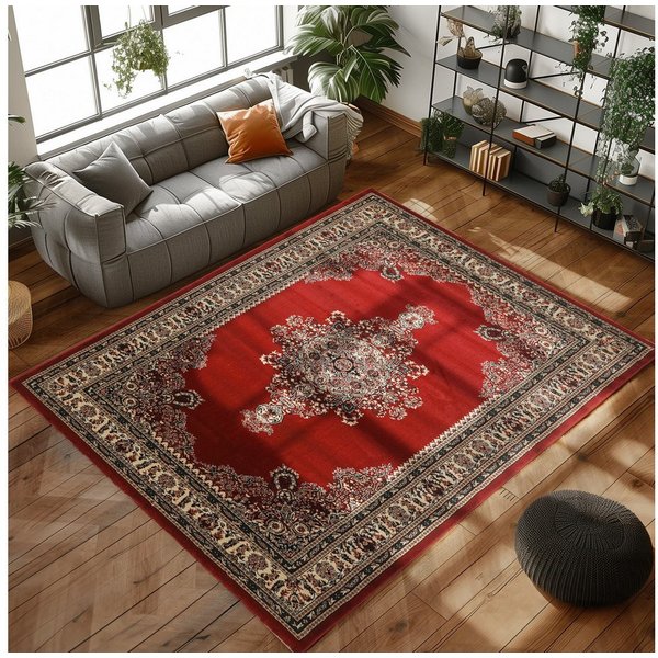 Carpettex Orientteppich Orientalisch Design, Läufer, Höhe: 12 mm, Orinet Teppich Webteppich orientalischen Mustern Teppich Wohnzimmer