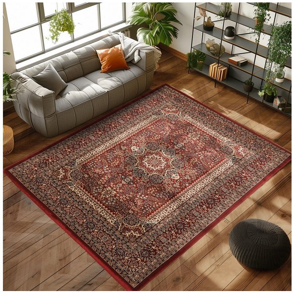 Carpettex Orientteppich Orientalisch Design, Läufer, Höhe: 12 mm, Orinet Teppich Webteppich orientalischen Mustern Teppich Wohnzimmer