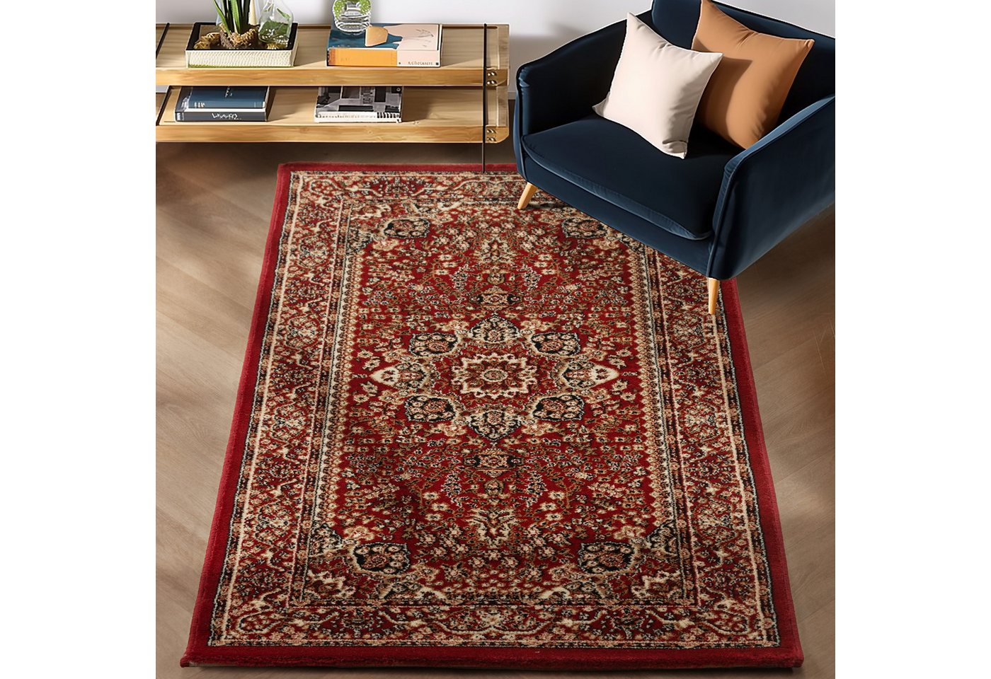 Carpettex Orientteppich Orientalisch Design, Läufer, Höhe: 12 mm, Orinet Teppich Webteppich orientalischen Mustern Teppich Wohnzimmer – Bild 3 von 5
