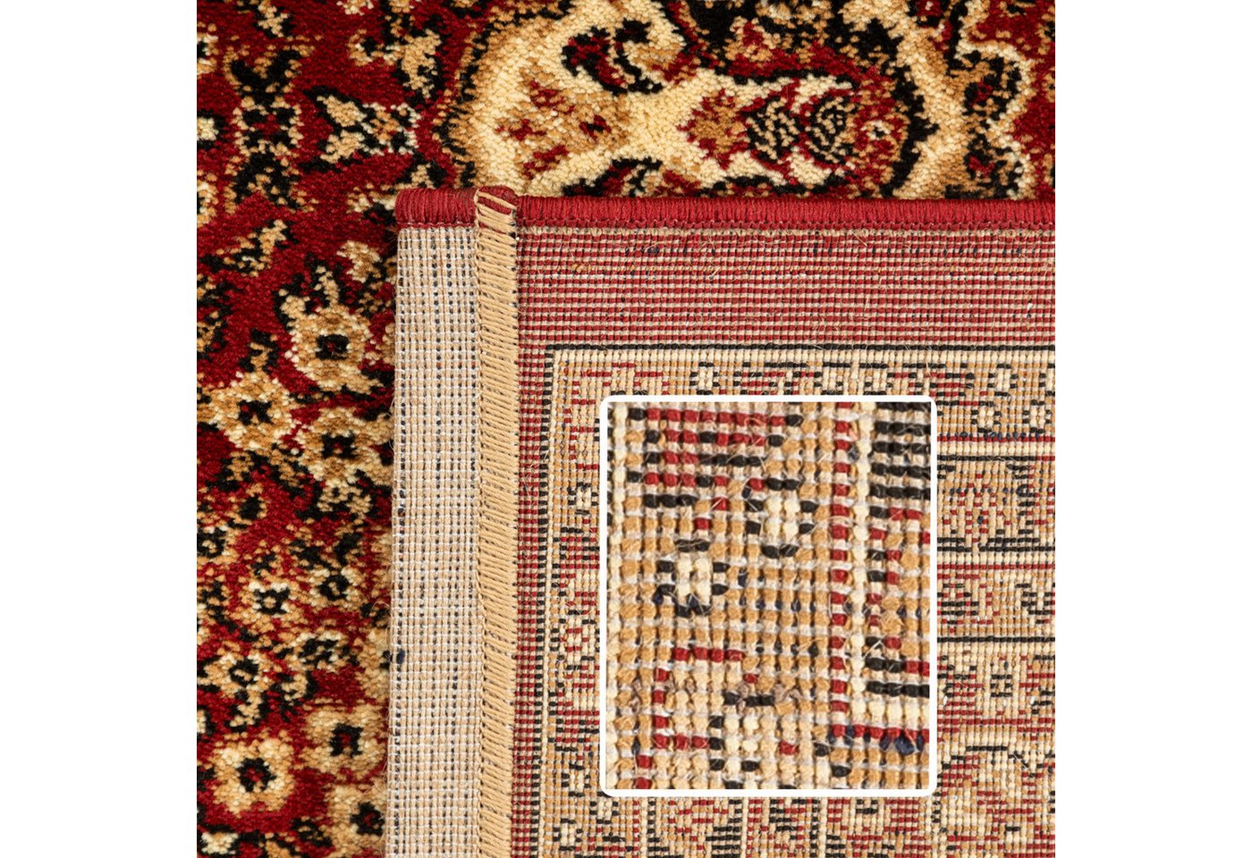 Carpettex Orientteppich Orientalisch Design, Läufer, Höhe: 12 mm, Orinet Teppich Webteppich orientalischen Mustern Teppich Wohnzimmer – Bild 5 von 5