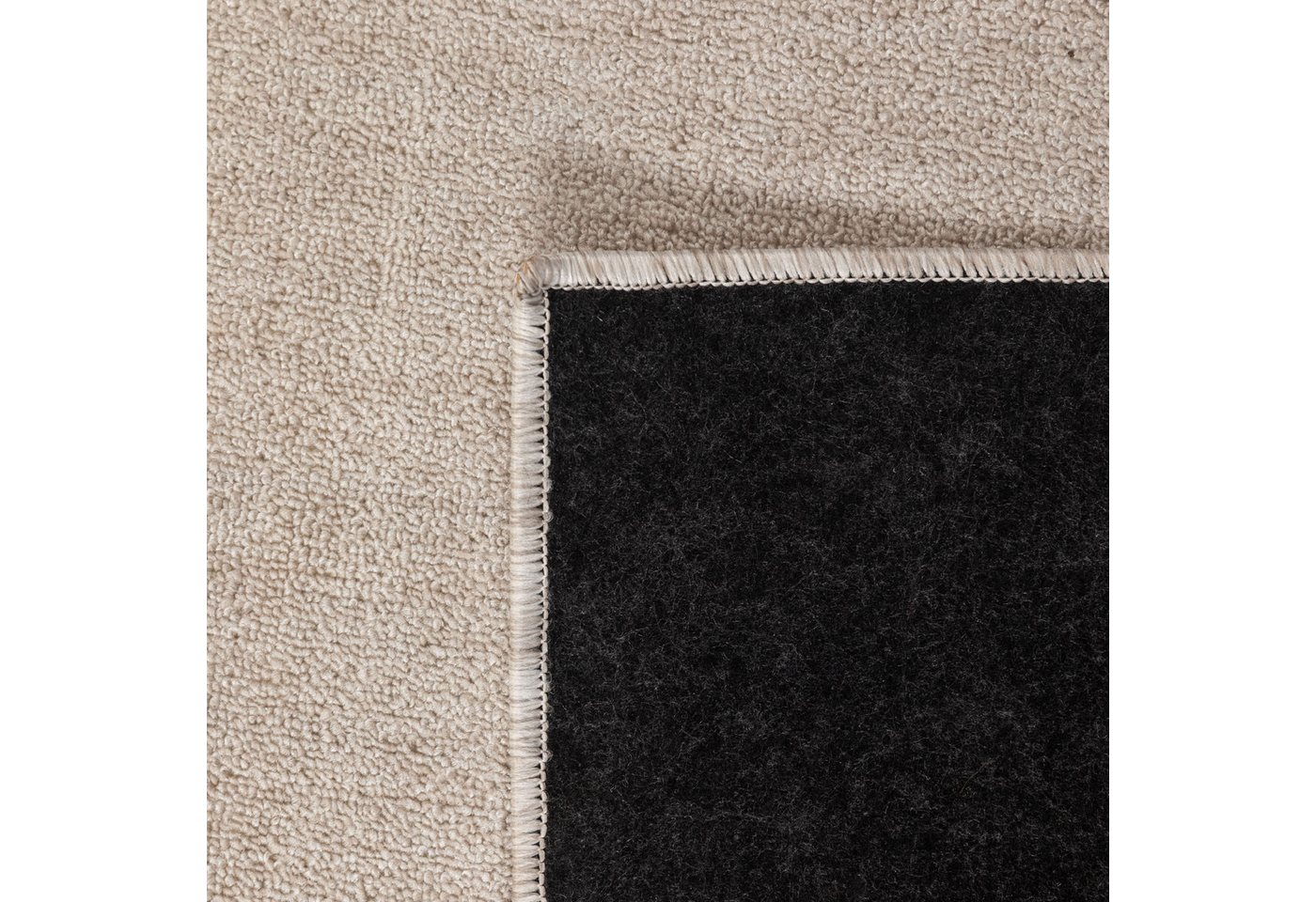 Carpettex Schlingenteppich Unicolor - Einfarbig, Läufer, Höhe: 7 mm, Kurzflor Schlingen Teppich Wohnzimmer Einfarbig Modern – Bild 4 von 5