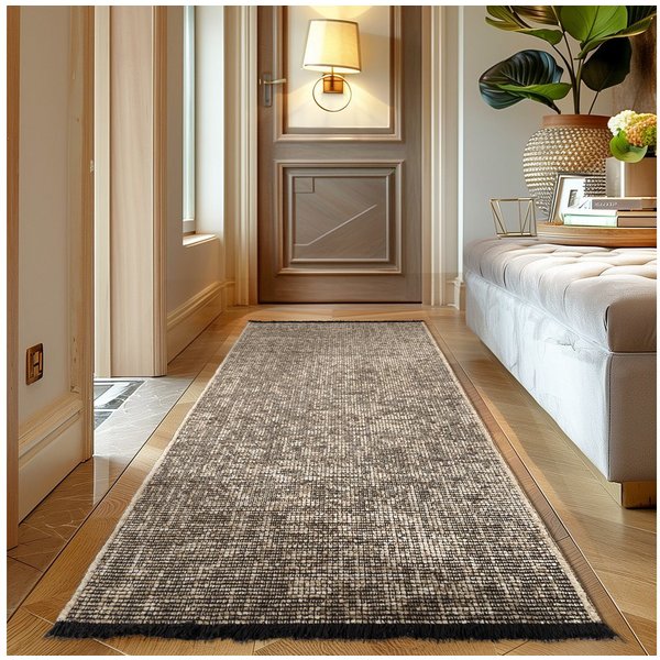 Carpettex Veloursteppich Boho Design, Läufer, Höhe: 7 mm, Baumwolle, Waschbarer Teppich, Boho-Stil, Wohnzimmer, Schlafzimmer
