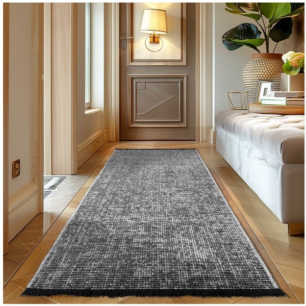 Carpettex Veloursteppich Boho Design, Läufer, Höhe: 7 mm, Baumwolle, Waschbarer Teppich, Boho-Stil, Wohnzimmer, Schlafzimmer