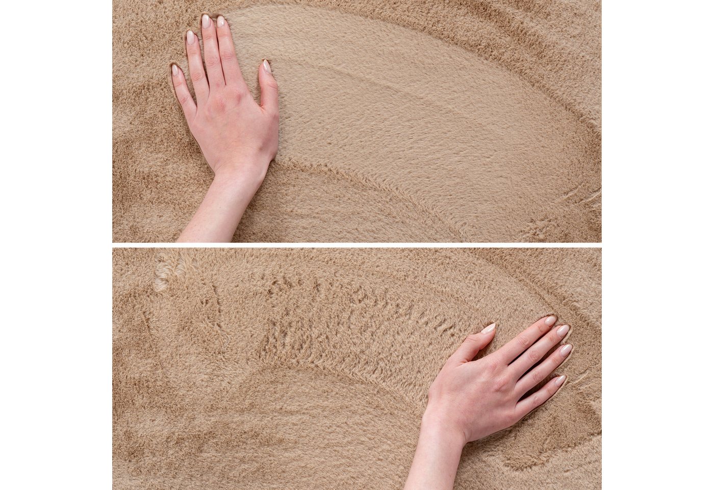 Carpettex Veloursteppich Unicolor - Einfarbig, Läufer, Höhe: 11 mm, Perfekt geeignet für Wohnzimmer, Schlafzimmer,Küche,Kinderzimmer – Bild 4 von 5