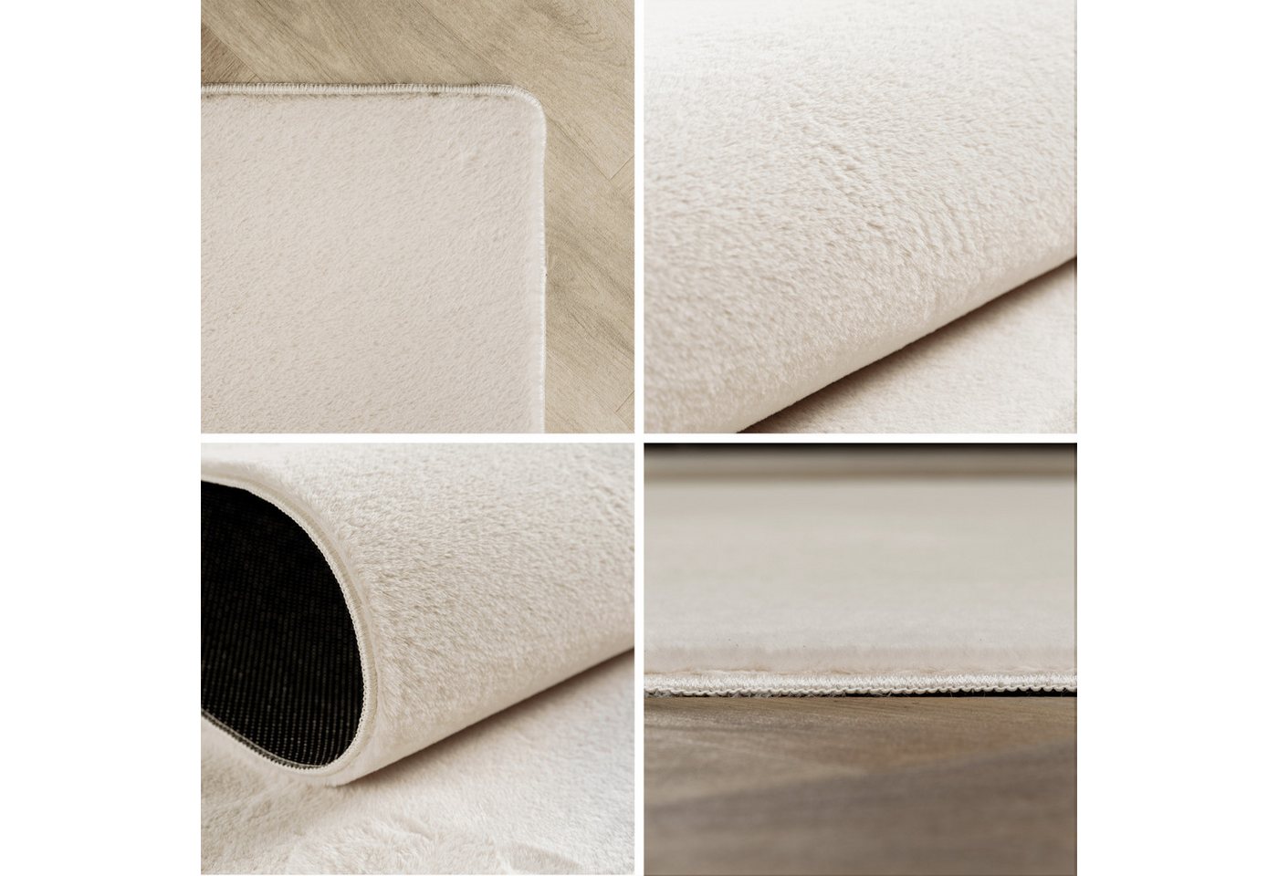 Carpettex Veloursteppich Unicolor - Einfarbig, Läufer, Höhe: 11 mm, Perfekt geeignet für Wohnzimmer, Schlafzimmer,Küche,Kinderzimmer – Bild 3 von 5