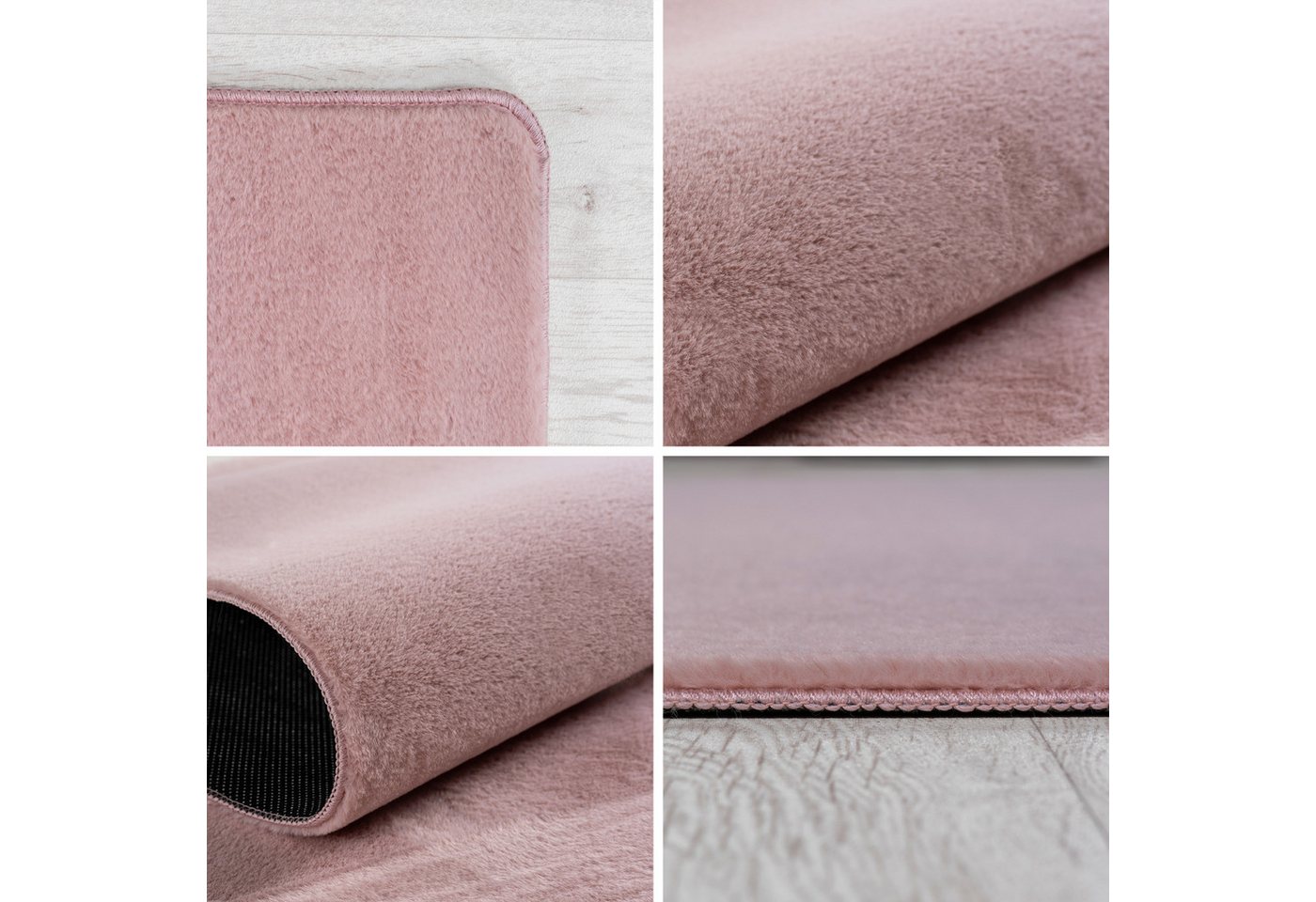 Carpettex Veloursteppich Unicolor - Einfarbig, Läufer, Höhe: 11 mm, Perfekt geeignet für Wohnzimmer, Schlafzimmer,Küche,Kinderzimmer – Bild 3 von 5
