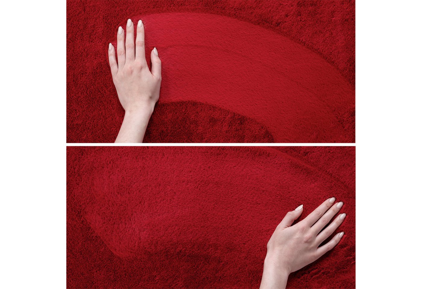 Carpettex Veloursteppich Unicolor - Einfarbig, Läufer, Höhe: 11 mm, Perfekt geeignet für Wohnzimmer, Schlafzimmer,Küche,Kinderzimmer – Bild 4 von 5