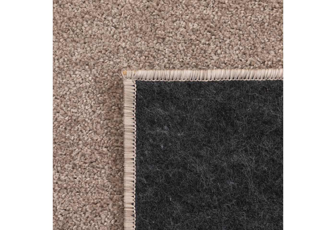 Carpettex Veloursteppich Unicolor - Einfarbig, Läufer, Höhe: 11 mm, Einfarbig Kurzflor Teppich Wohnzimmer verschiedene farben und größen – Bild 5 von 5