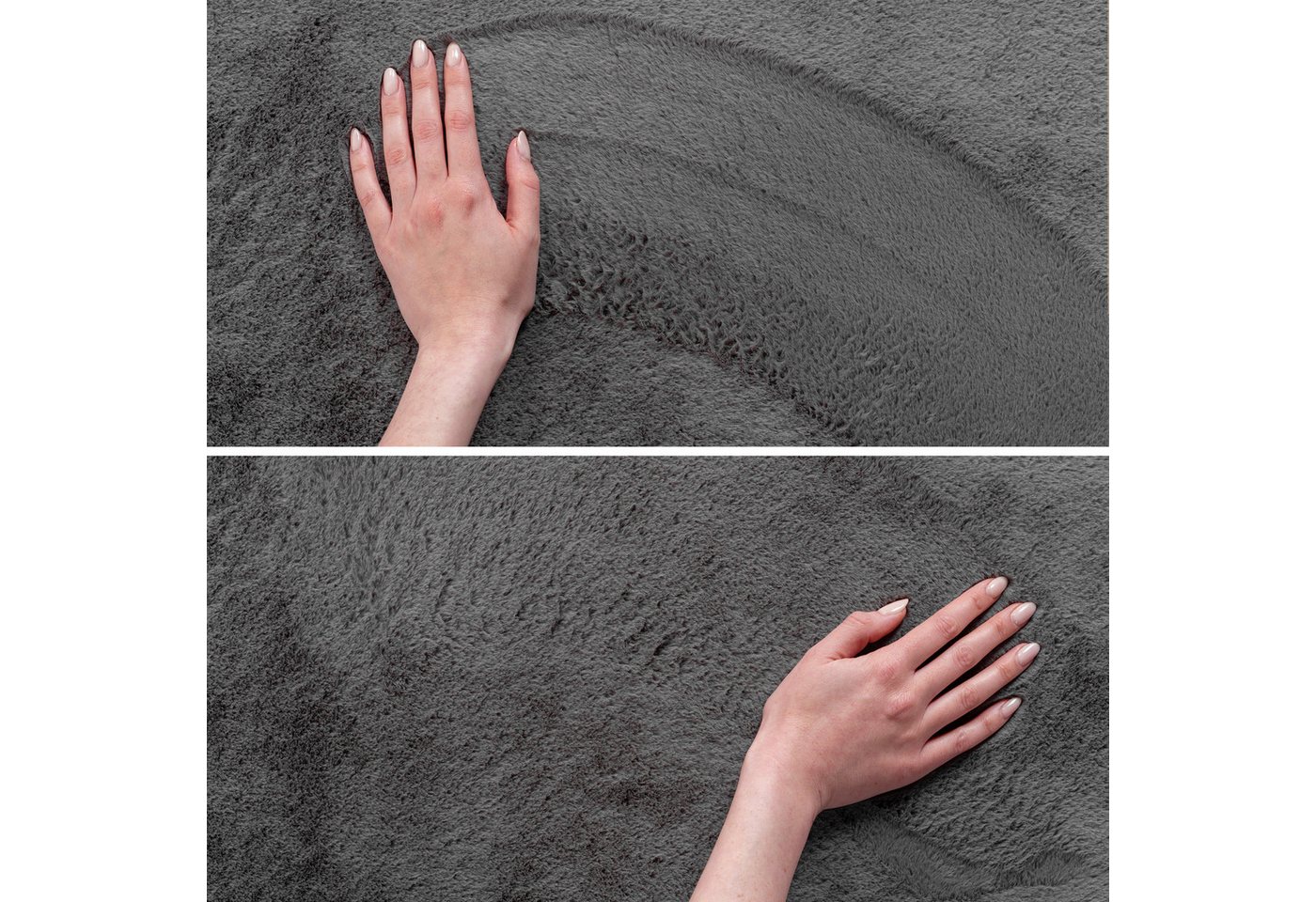 Carpettex Veloursteppich Unicolor - Einfarbig, Läufer, Höhe: 11 mm, Perfekt geeignet für Wohnzimmer, Schlafzimmer,Küche,Kinderzimmer – Bild 4 von 5