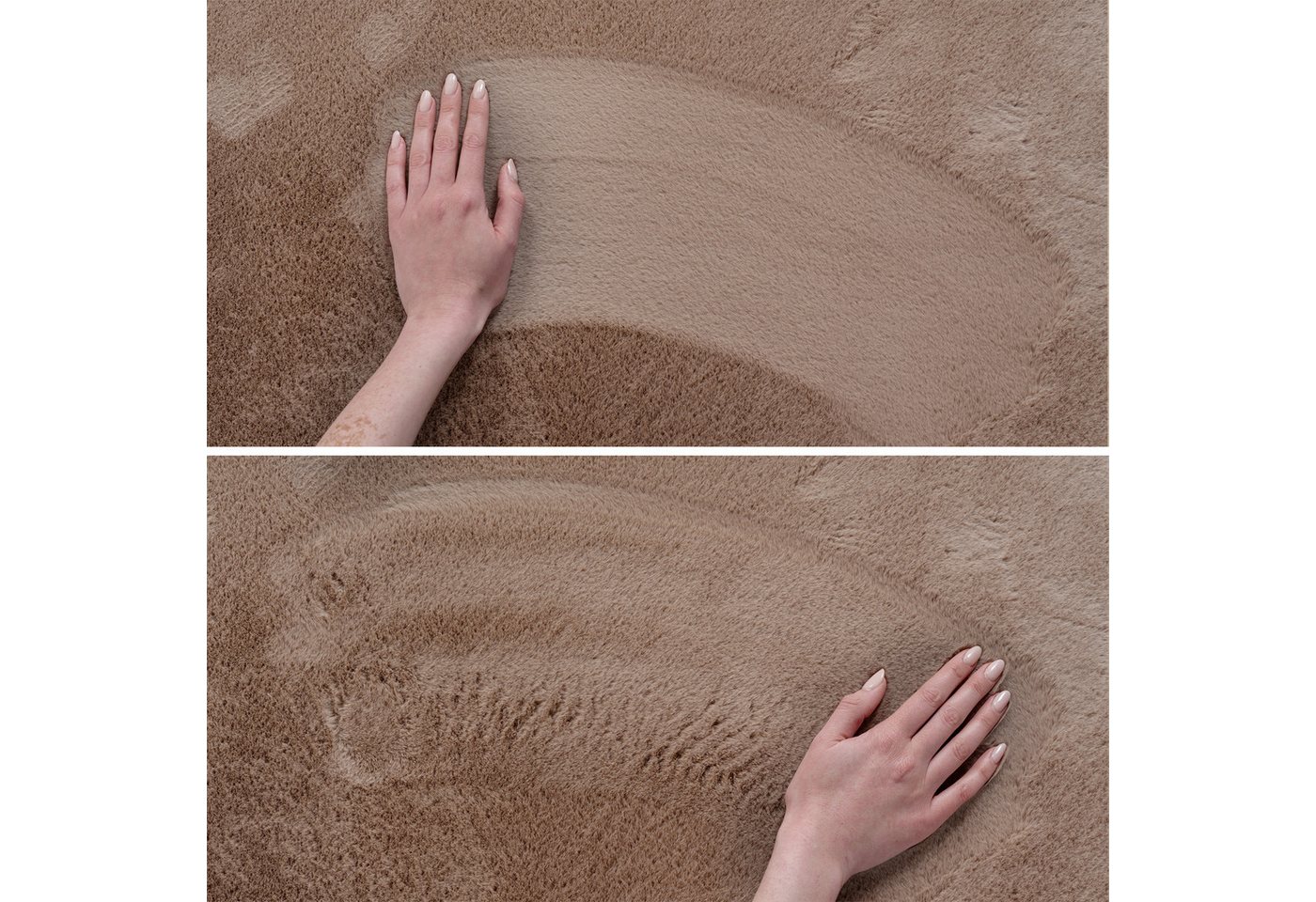 Carpettex Veloursteppich Unicolor - Einfarbig, Läufer, Höhe: 11 mm, Perfekt geeignet für Wohnzimmer, Schlafzimmer,Küche,Kinderzimmer – Bild 4 von 5