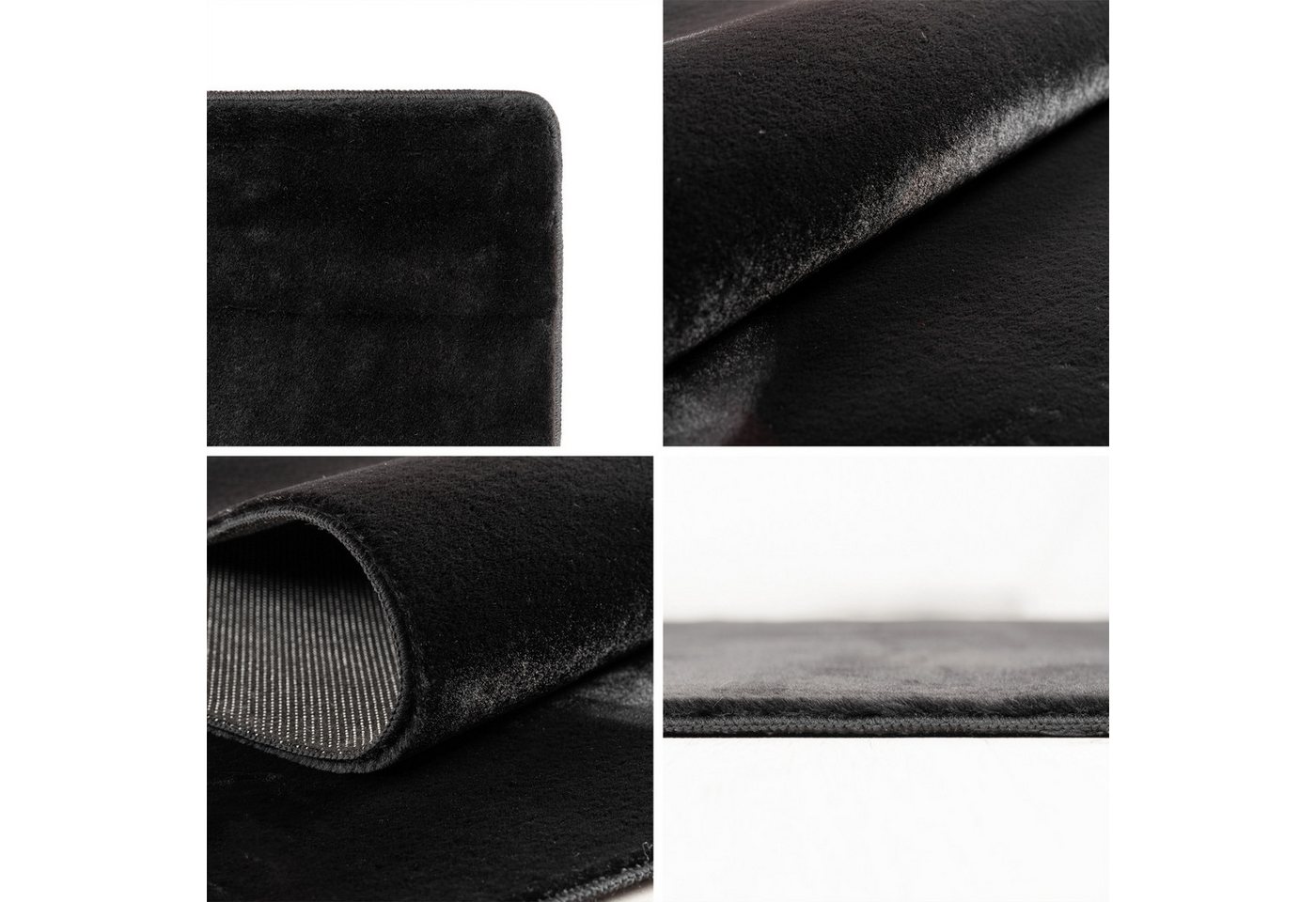 Carpettex Veloursteppich Unicolor - Einfarbig, Läufer, Höhe: 11 mm, Perfekt geeignet für Wohnzimmer, Schlafzimmer,Küche,Kinderzimmer – Bild 3 von 5