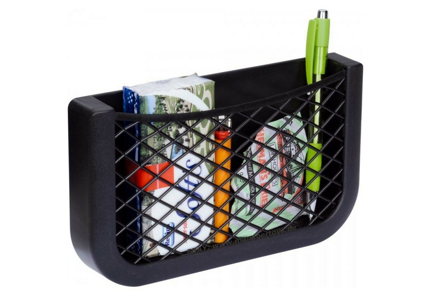 CarStyling Dekoablage Zusatz Ablagefach Multi KFZ Auto Zusatzablage Netz Ablage 20 cm – Bild 4 von 5