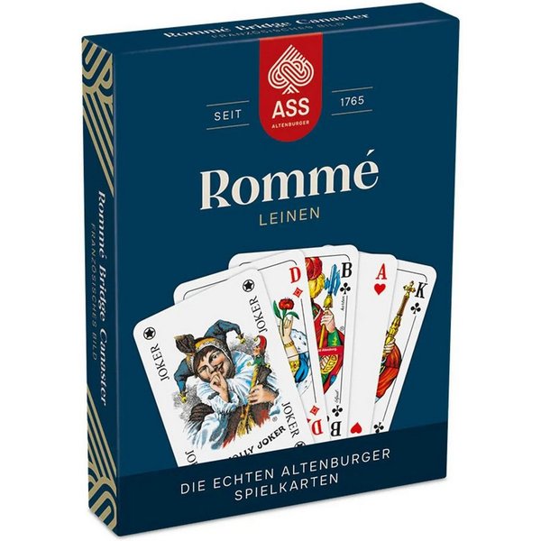 Cartamundi Spiel Rommé Leinenprägung, französisches Bild