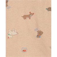 Carter's 4er-Pack Bodys langarm Hunde Ringel