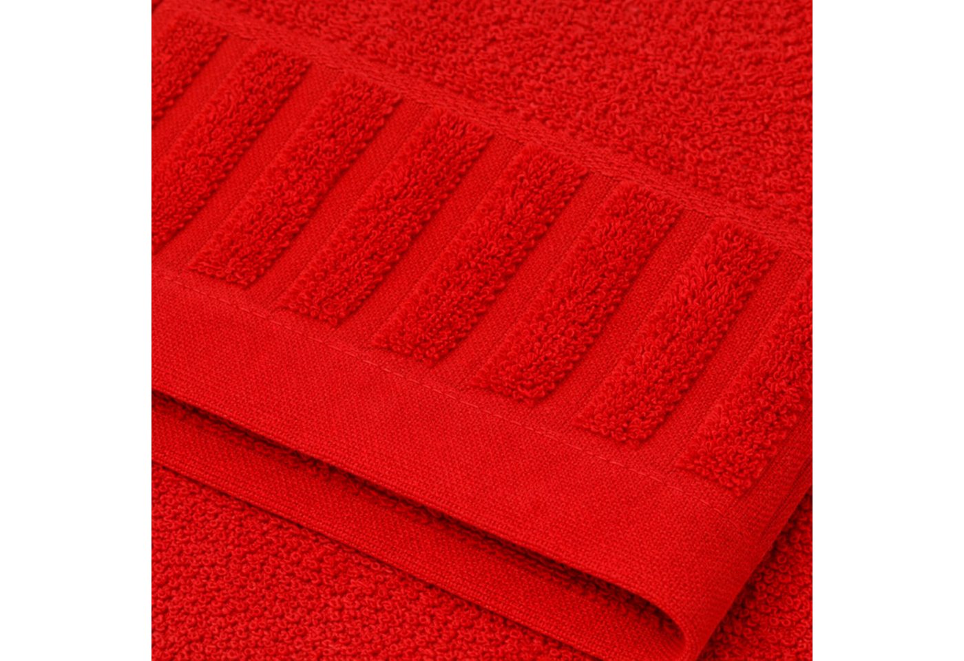 Casa Colori Waschlappen Uni, (1-St), Hohe Farbbrillanz, Einfache Pflege – Bild 3 von 3