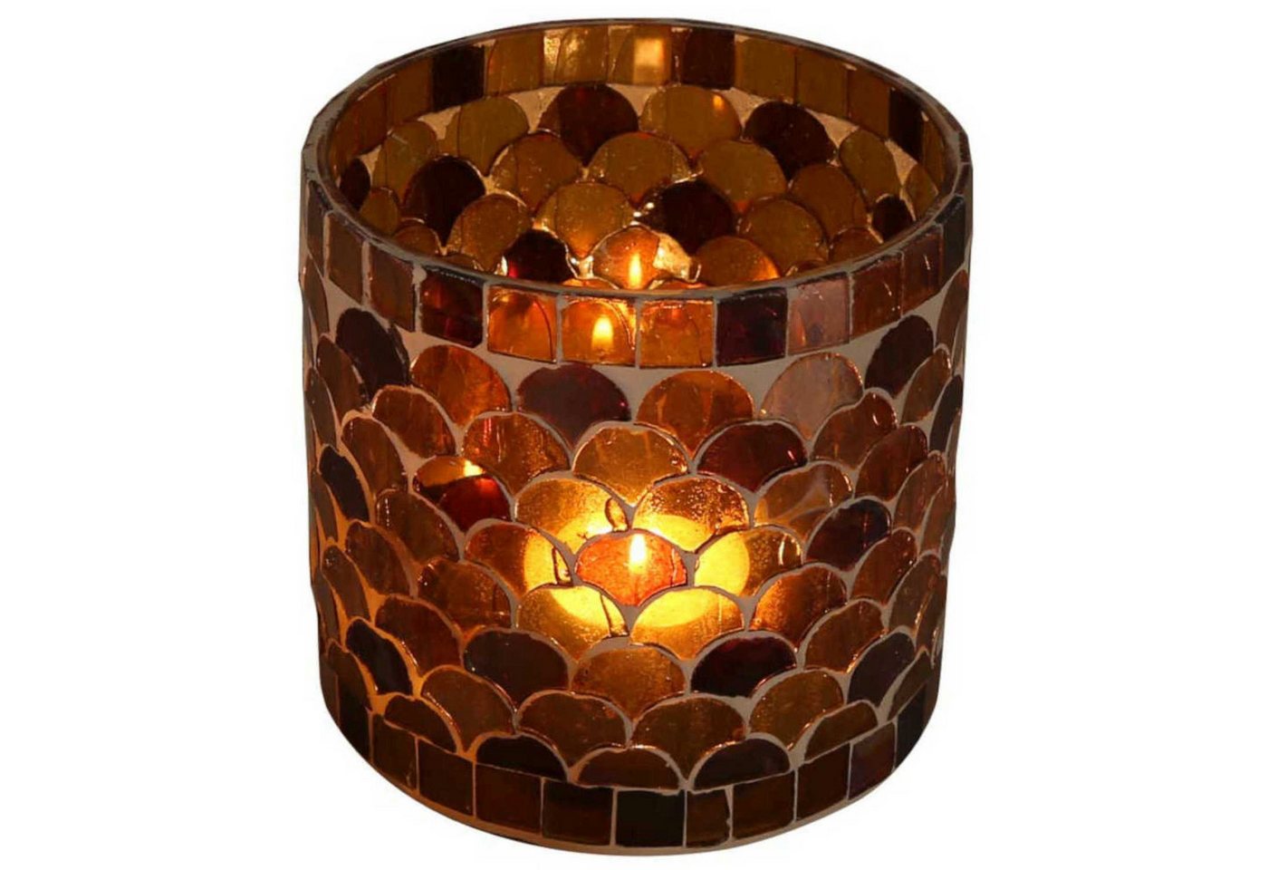 Casa Moro Windlicht Orientalisches Mosaik Windlicht Athen Gelb aus Glas handgefertigt (Boho Teelichthalter Kerzenständer Kerzenhalter, Glaswindlicht in den Größ – Bild 3 von 3