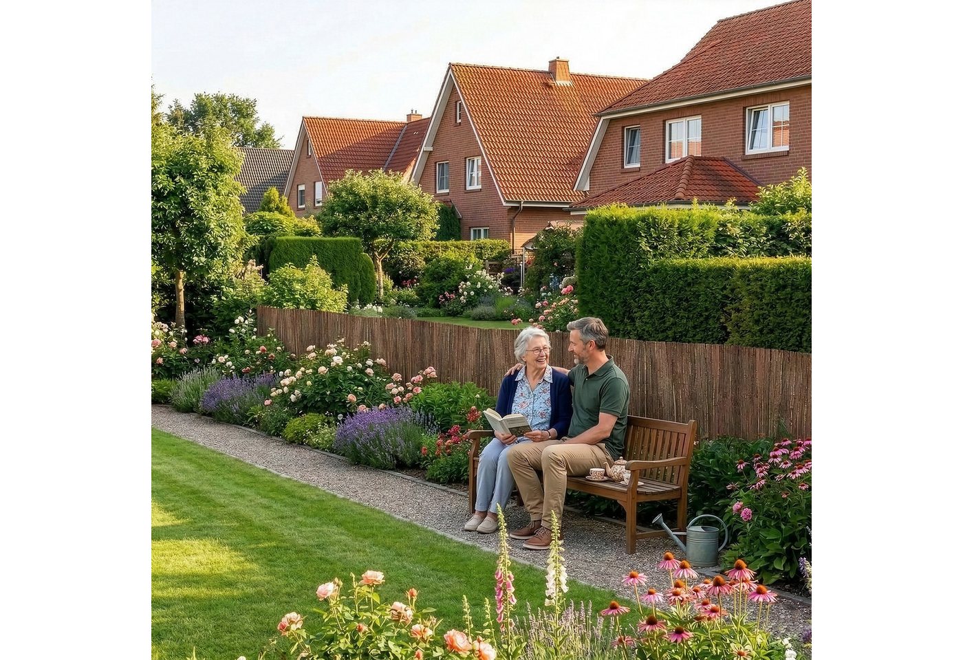 casa.pro Gartenzaun, »Zamora« Rindenzaun 90 x 300 cm – Bild 4 von 5