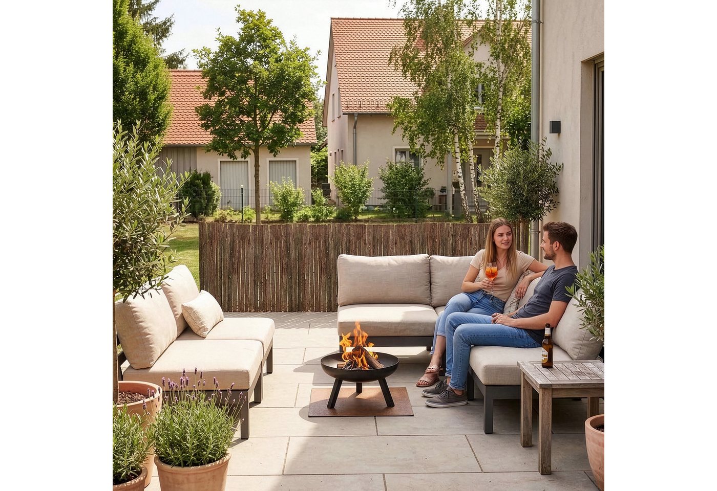 casa.pro Gartenzaun, »Zamora« Rindenzaun 90 x 300 cm – Bild 5 von 5
