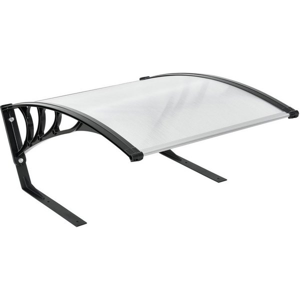 casa.pro Mähroboter-Garage, BxTxH: 103x78x45.5 cm, »Monza«Überdachung Rasenroboter 78x103x46cm Schwarz/Transparent