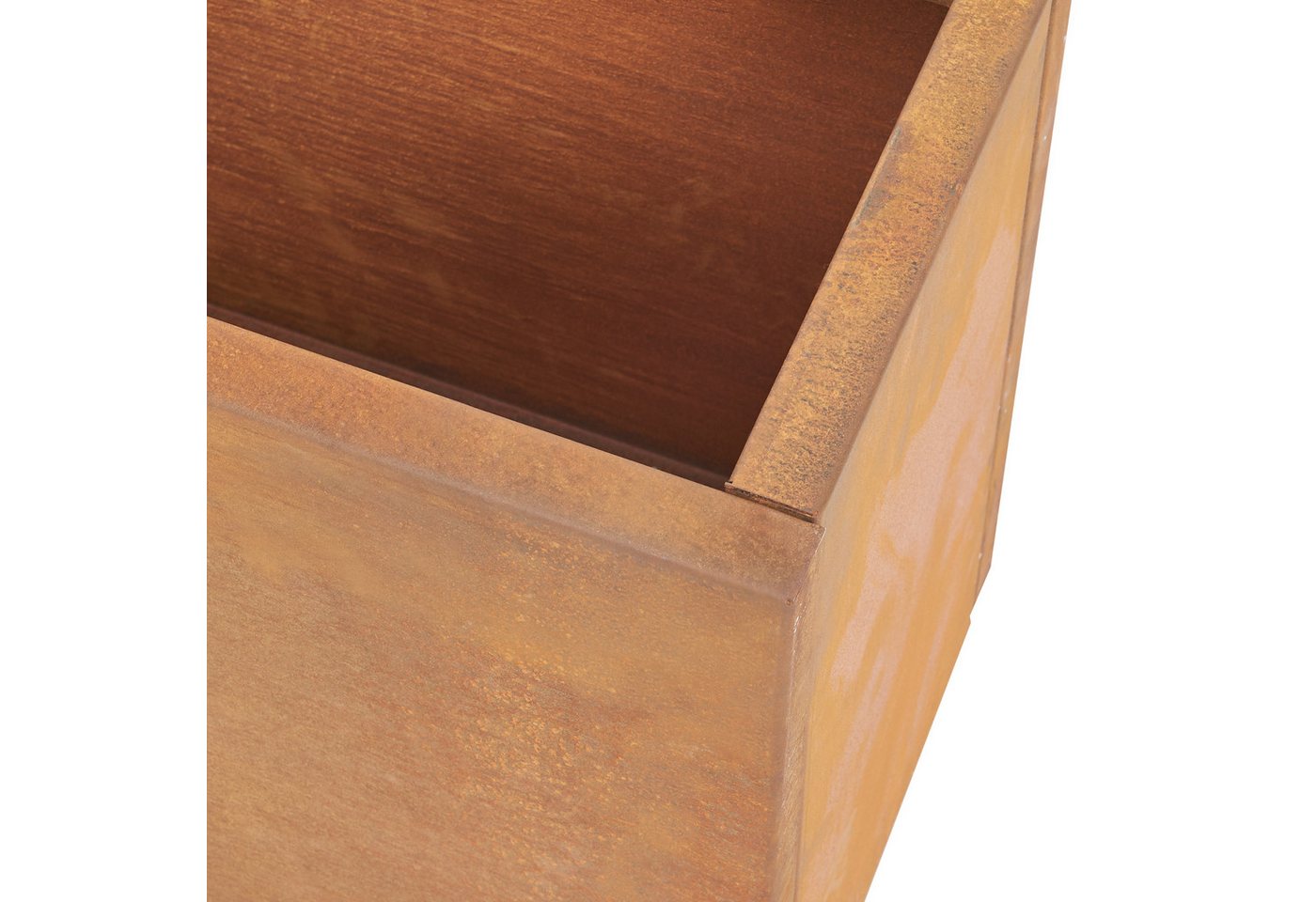 casa.pro Pflanzkübel, »Vaargel« Blumenkasten 40x80x30 cm Cortenstahl Edelrost – Bild 5 von 5
