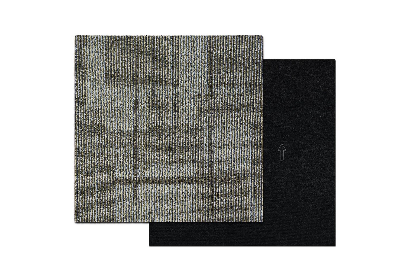 casa pura Teppichfliese Andorra, 50 x 50 cm, Bodenschutzfliese erhältlich in 5 Farben, Fliese, Quadratisch, Höhe: 6 mm, Selbstliegend – Bild 3 von 5
