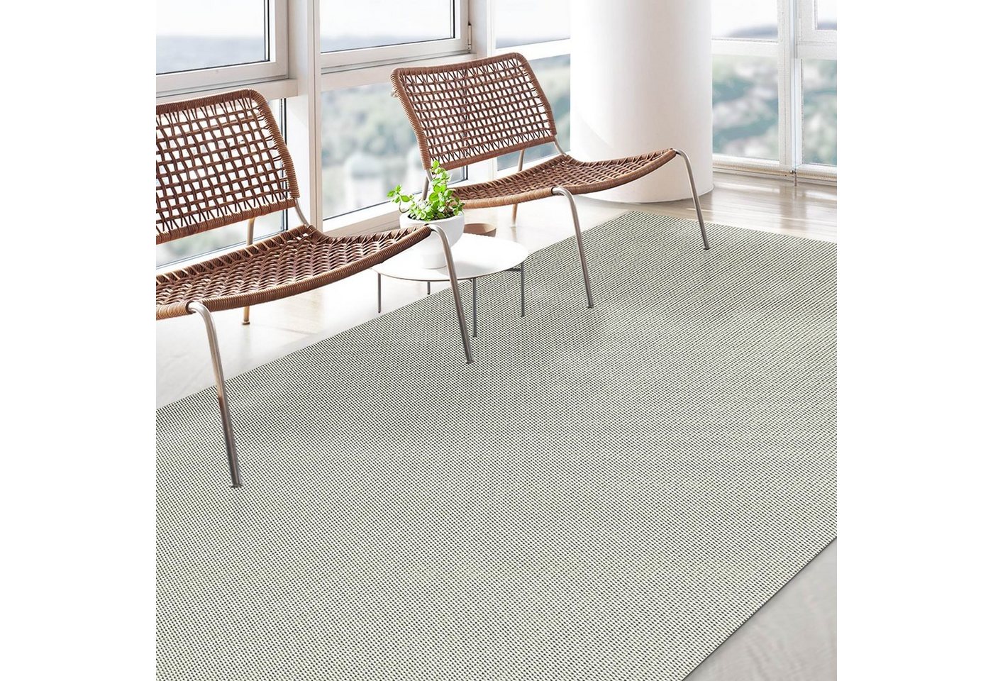 casa pura Vinylteppich Palermo, Teppichläufer erhältlich in vielen Größen, Teppichboden, rechteckig, für Indoor- & Outdoorbereiche – Bild 4 von 5