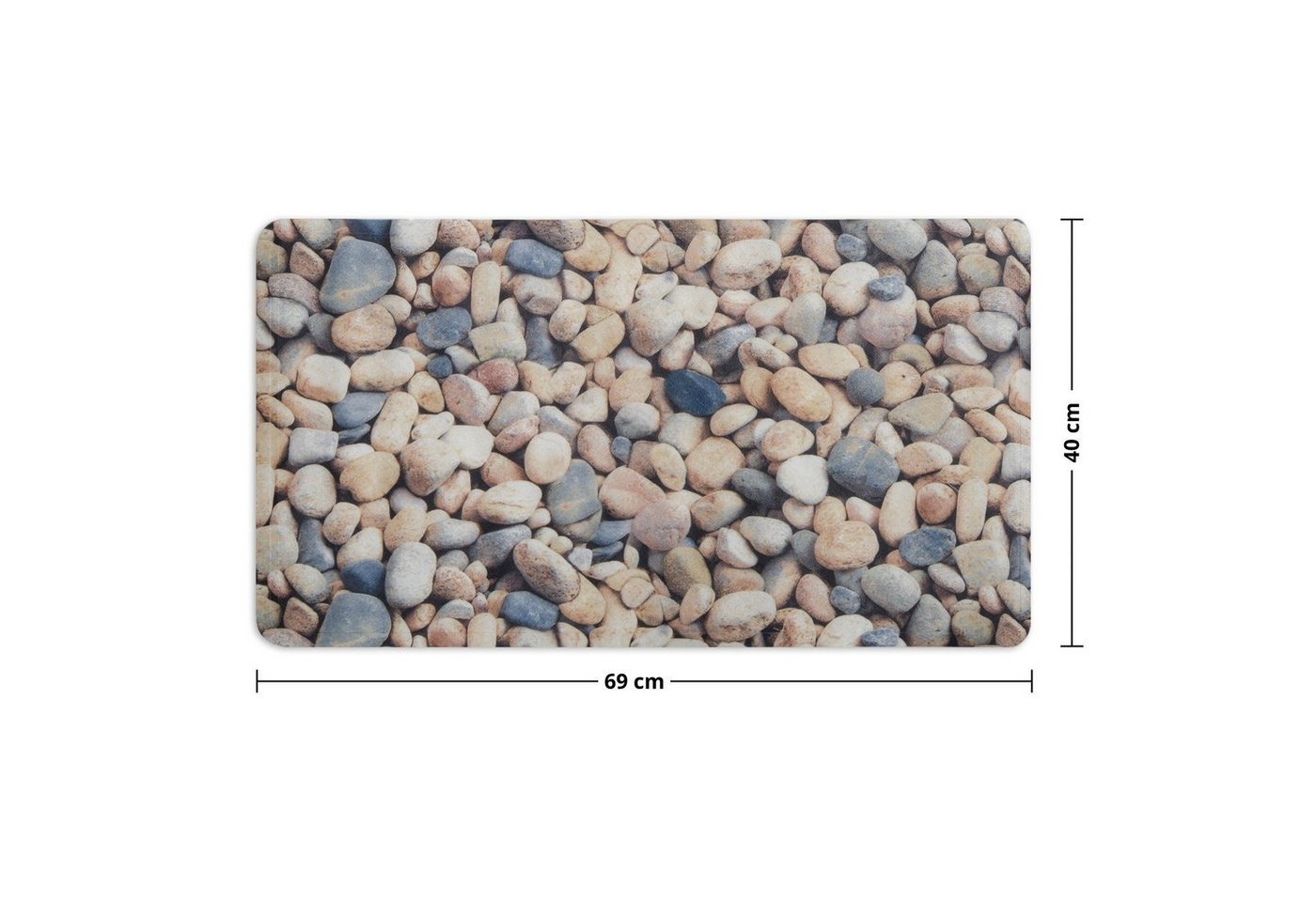 casa pura Wanneneinlage Stone, 3 Größen, Antirutschmatte, Badewannenschutzeinlage, B: 40 cm, L: 69 cm – Bild 5 von 5
