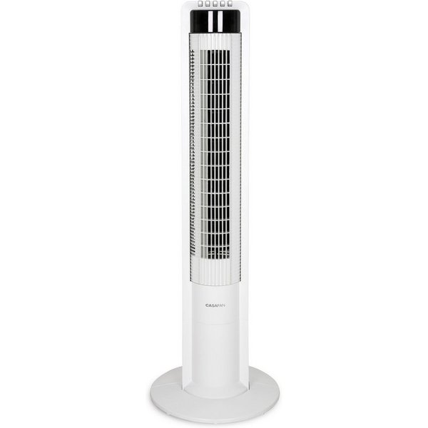 CasaFan Standventilator DC Turmventilator Airos Tower Weiß mit Fernbedienung, Timer