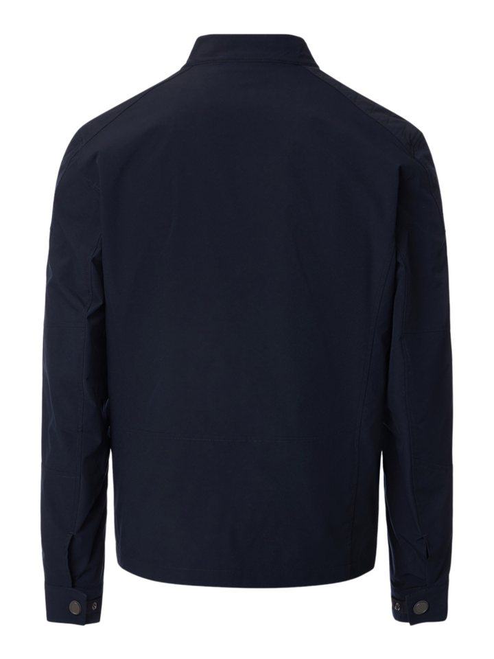 CASAMODA Blouson blau,Casual,Polyester,Unifarben,Stehkragen,Lang,Regular Fit – Bild 5 von 5