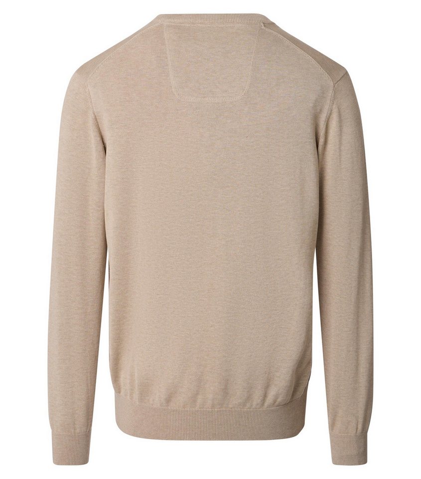 CASAMODA Strickpullover Pullover Baumwolle / V-Ausschnitt / Unifarben – Bild 3 von 4