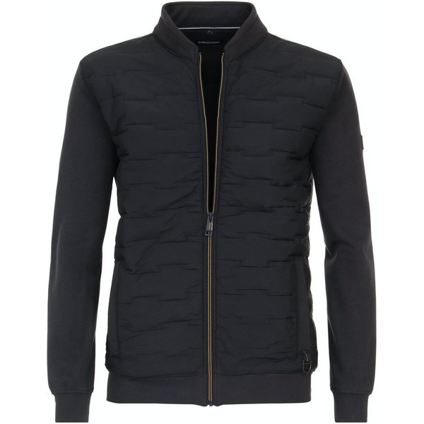 CASAMODA Sweatjacke Mit modisch gesteppter Vorderseite