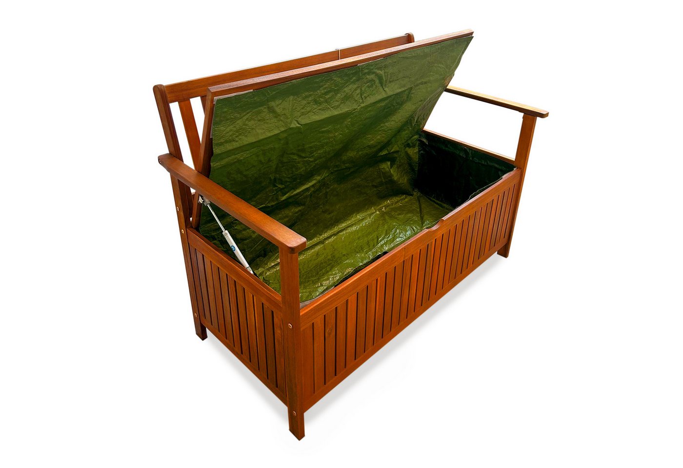 Casaria Gartenbank, Sitzbank inkl. Auflage 320kg Belastbar Garten Holzbank Akazie – Bild 4 von 5