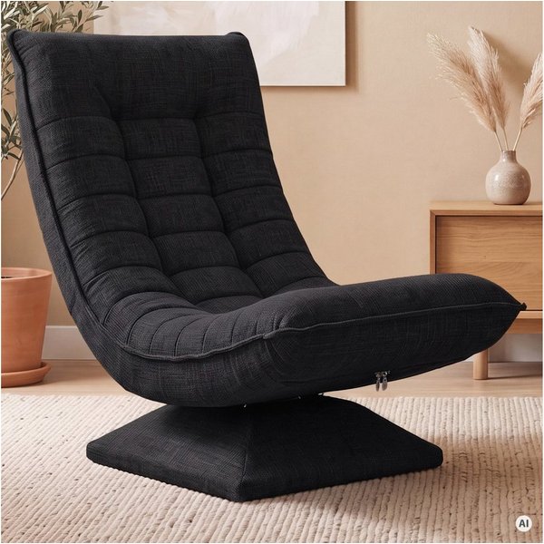 Casaria Relaxsessel Aberdeen, verstellbare Lehne Drehbar Klappbar 150kg Belastbarkeit 60x105x87cm