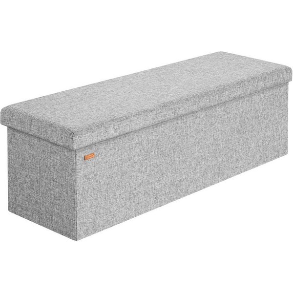Casaria Sitzbank (1-St), mit Stauraum 80x40x40cm Faltbar 100 L Gepolstert Deckel Stoff