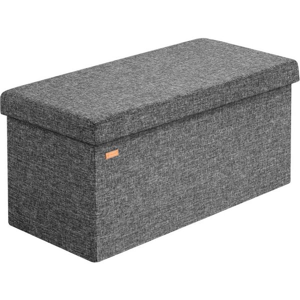 Casaria Sitzbank (1-St), mit Stauraum 80x40x40cm Faltbar 100L Gepolstert Deckel Stoff