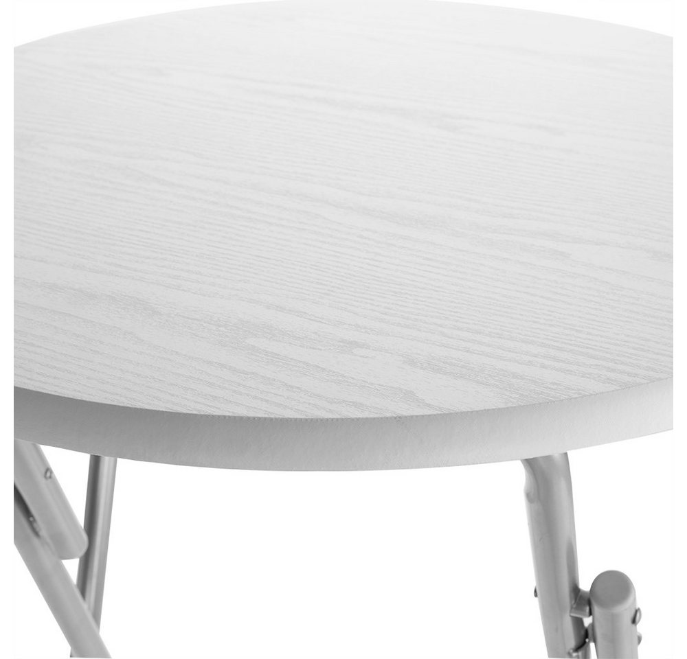 Casaria Stehtisch (2-St), 2x Klappbar 110cm Hoch Rund 60cm Garten Camping Bistrotisch – Bild 4 von 5
