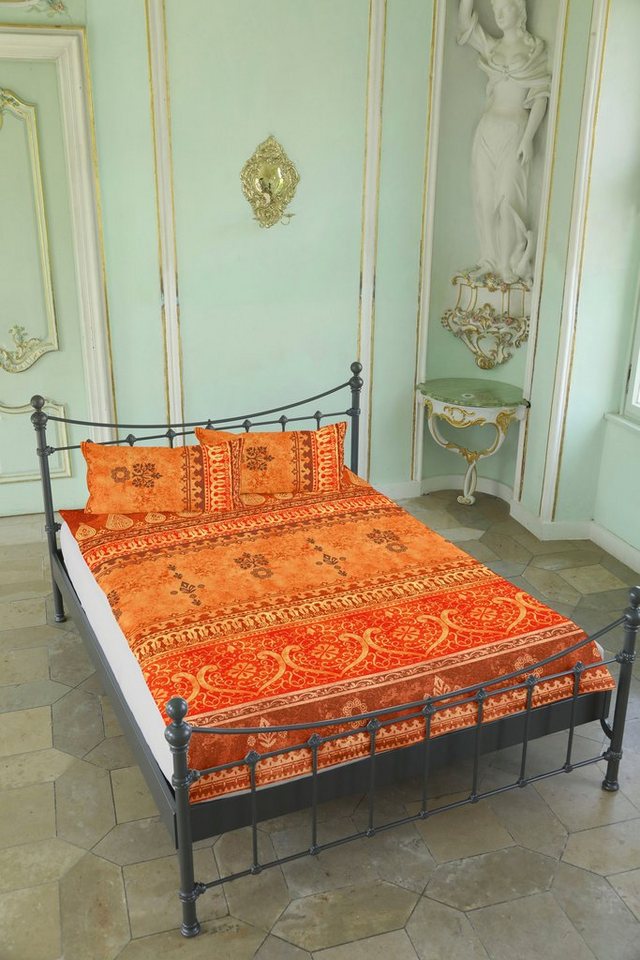 CASATEX Bettwäsche Indi, Biber, 2 teilig, romantisch, orientalisch, weich und gemütlich – Bild 2 von 4