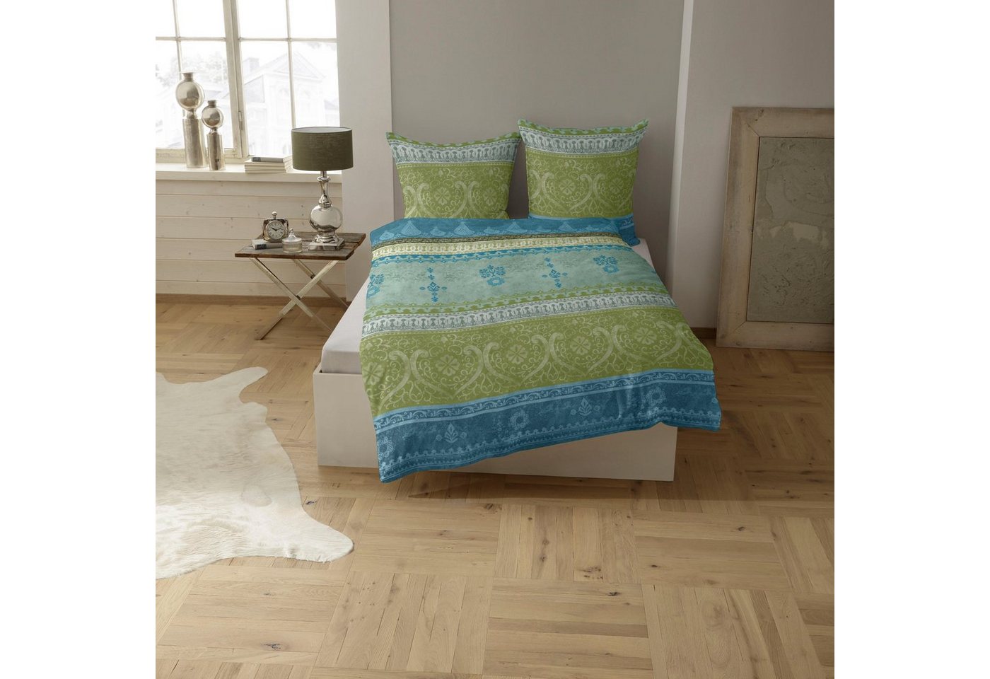 CASATEX Bettwäsche Indi, Biber, 2 teilig, romantisch, orientalisch, weich und gemütlich – Bild 2 von 4