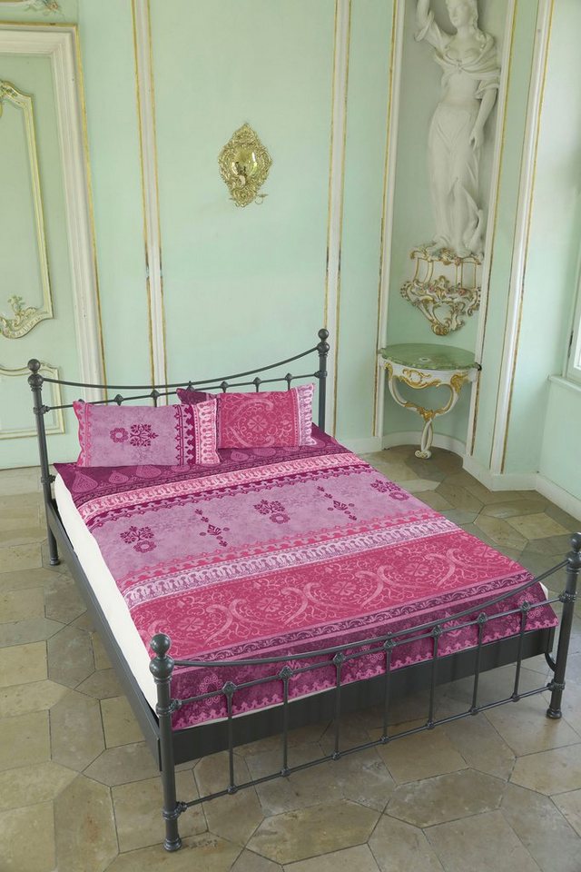 CASATEX Bettwäsche Indi, Biber, 2 teilig, romantisch, orientalisch, weich und gemütlich – Bild 2 von 4